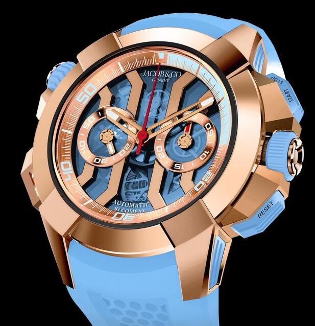 Replica Jacob & Co. EPIC X CHRONO SKY BLUE watch EC323.42.AA.AA.BBRUA price